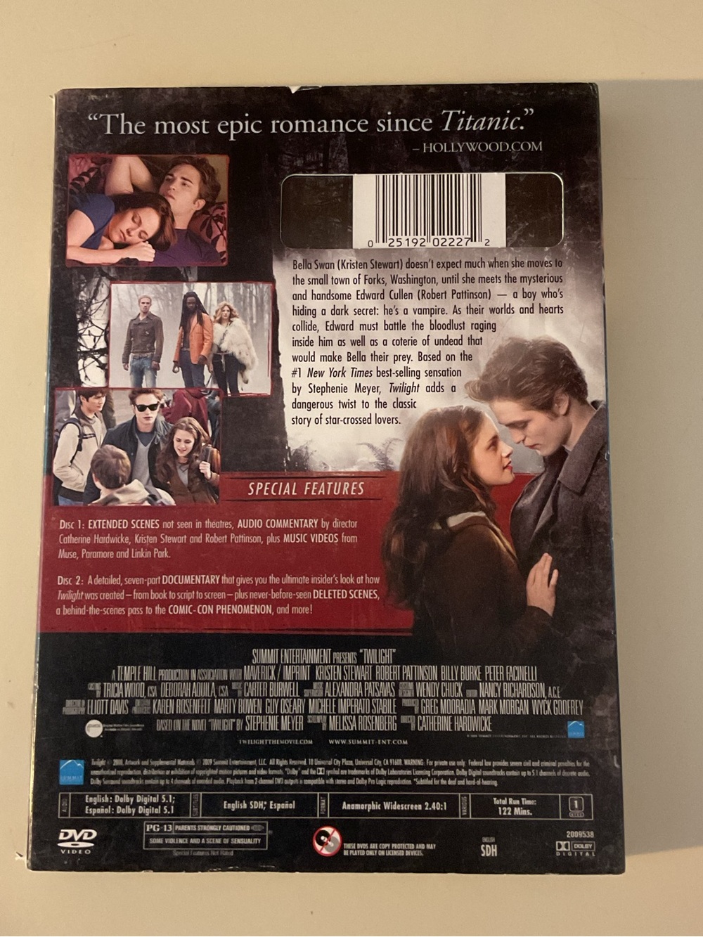 Twilight Saga 5 DVD Set: Twilight, New Moon, Eclipse, Breaking Dawn Parts 1 & 2 - Picture 5 of 17